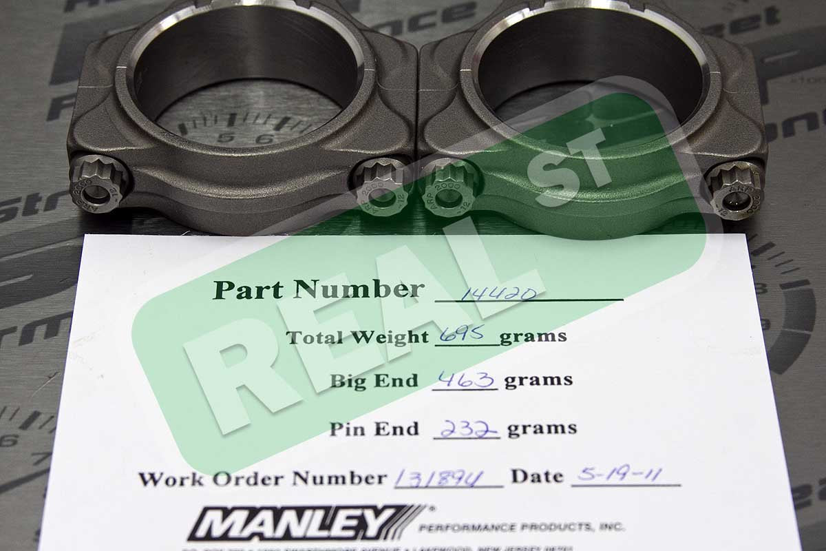 Beam Connecting Rod Set Manley Performance Compatible with Dodge Neon SRT-4 2.4 I4 DOHC Turbo Tuff Pro Series