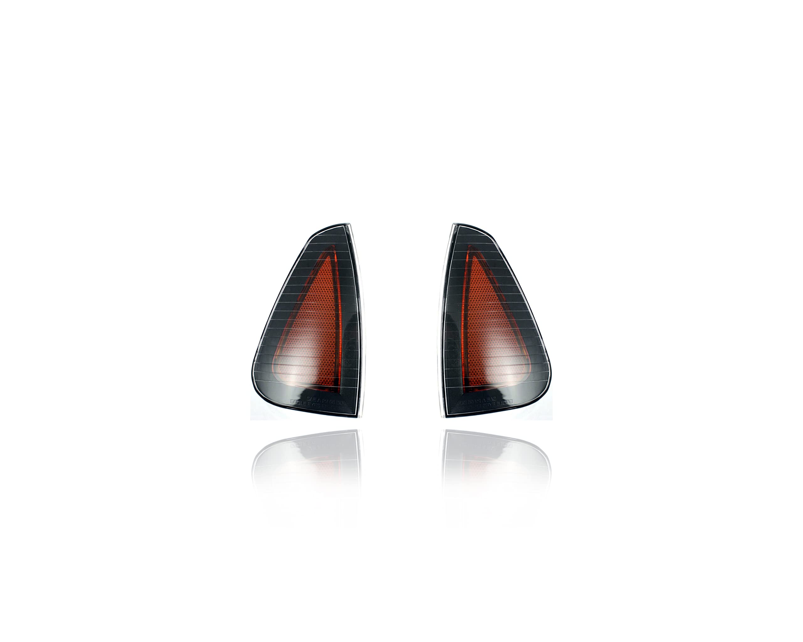 Cooling Direct Compatible/Replacement Side Marker Light Assembly for 06-10 Dodge Charger - Both Pair, Left Driver Right Passenger Hand - 4806218AD, 4806219AD