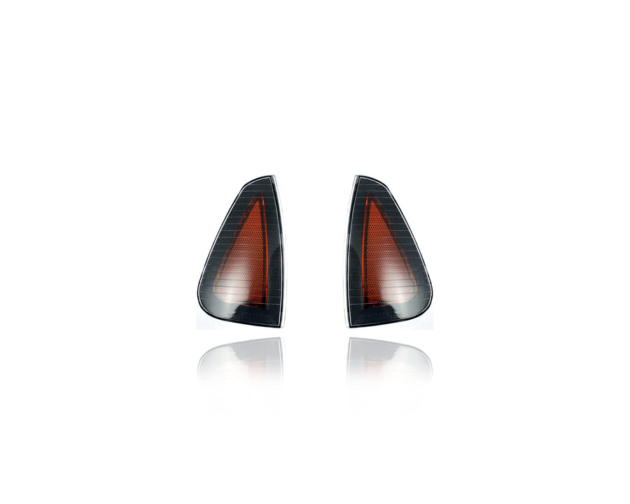 Cooling Direct Compatible/Replacement Side Marker Light Assembly for 06-10 Dodge Charger - Both Pair, Left Driver Right Passenger Hand - 4806218AD, 4806219AD