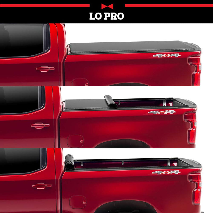 TruXedo Lo Pro Soft Roll Up Truck Bed Tonneau Cover | 551101 | Fits 2007 Classic, 1999 - 2006 Chevy/GMC Silverado/Sierra 1500 Stepside 6' 6" Bed (78")