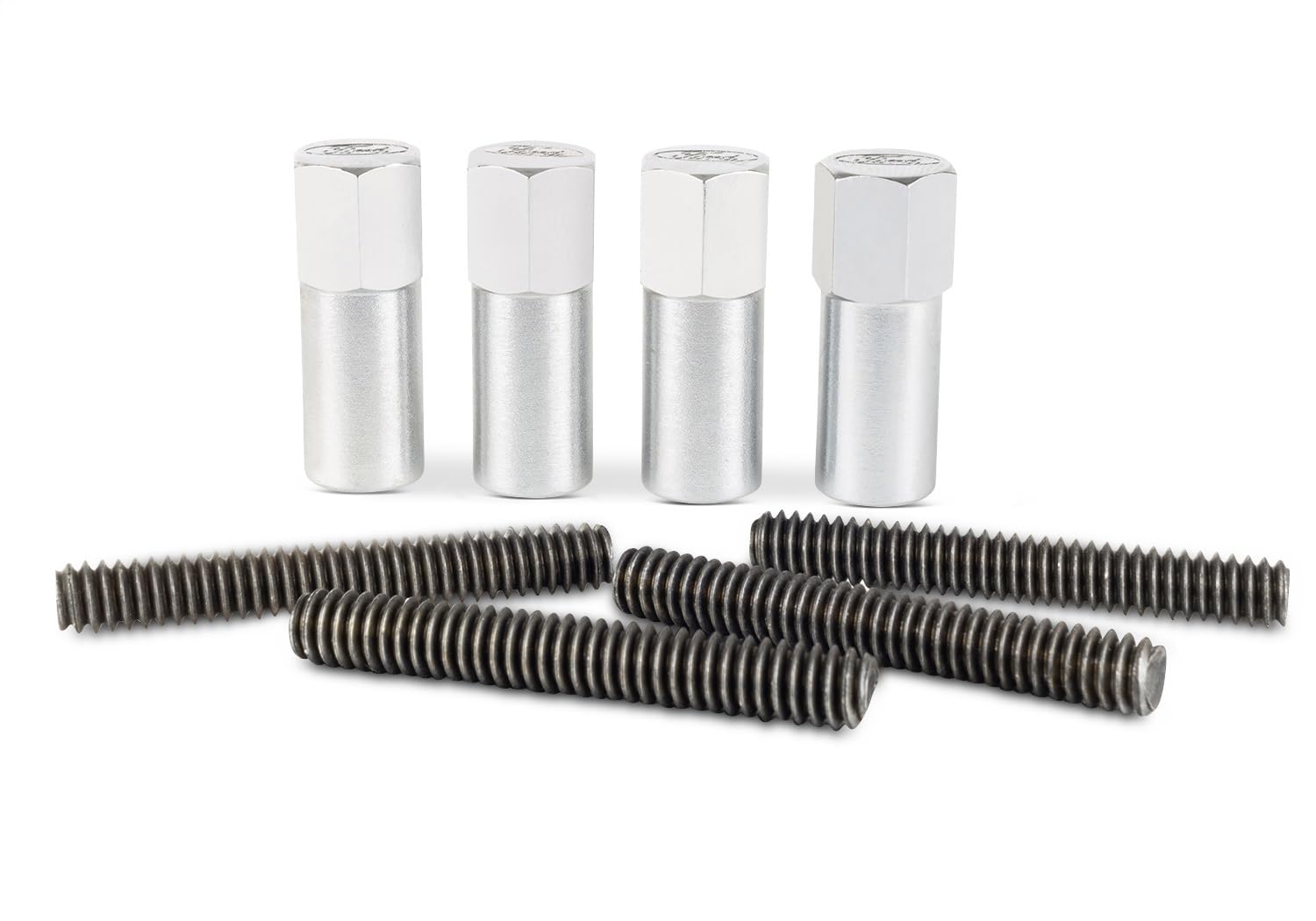 Valve Cove Bolt Kit Ford 4pk Chrome w/Ford Logo