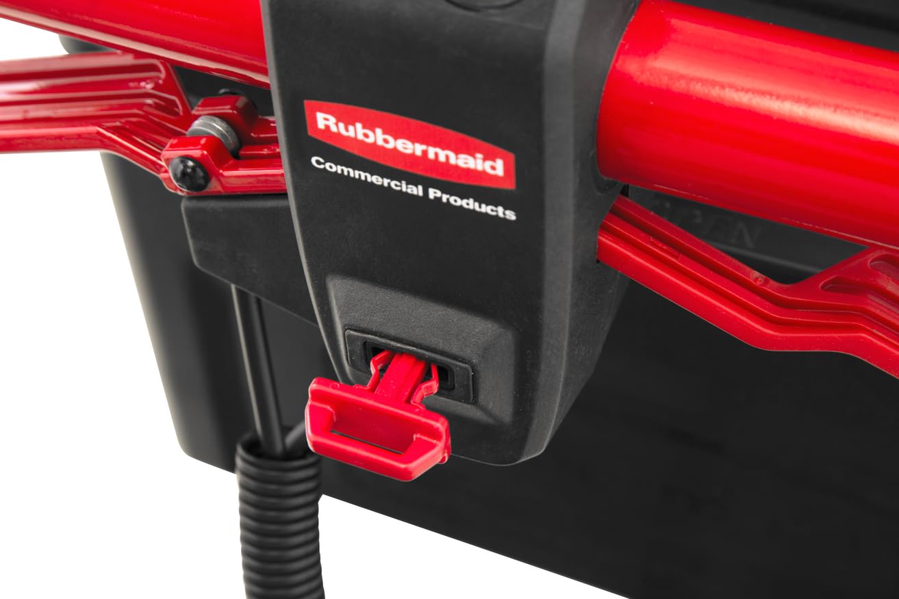 Rubbermaid Commercial Products Tilt Truck Motorized Rotomolded, 0.5 Cu. Yd. Size, Black, Motorized Truck Reduces The Effort to Transport Large Heavy Loads up to 850 Pounds