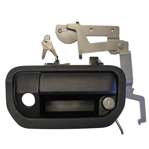 Black Manual Tailgate Lock with Camera-17-19 Honda Ridgeline - Full Handle Replacement