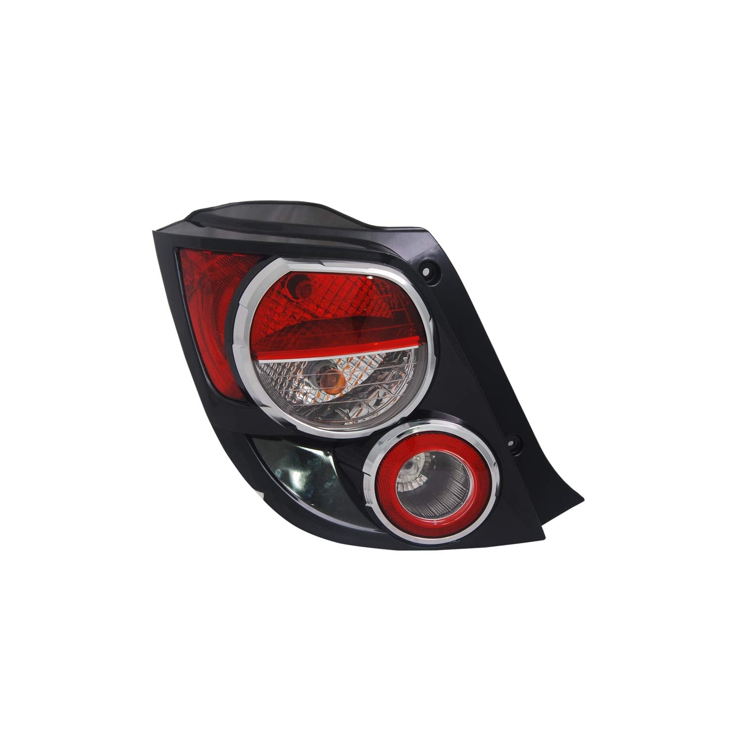 Left TYC Tail Light Assembly Compatible with 2012-2016 Chevrolet Sonic