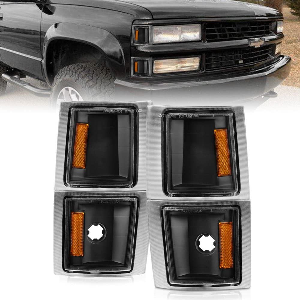 Black Crystal Anzo Turn Signal/Corner Lights