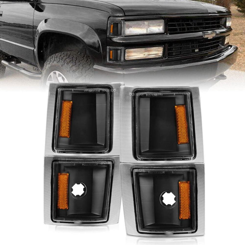 Black Crystal Anzo Turn Signal/Corner Lights