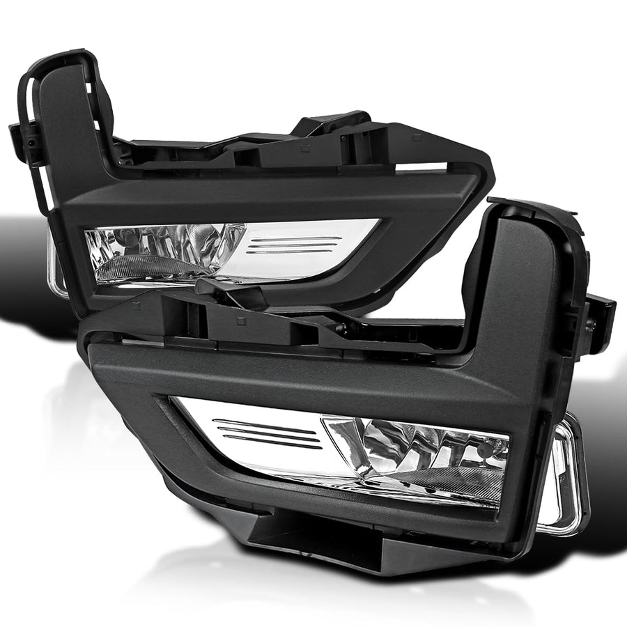 Fog Lights Spec-D Tuning + H8 Bulbs + Switch Compatible with 2017-2018 Nissan Rogue, L+R Pair Assembly