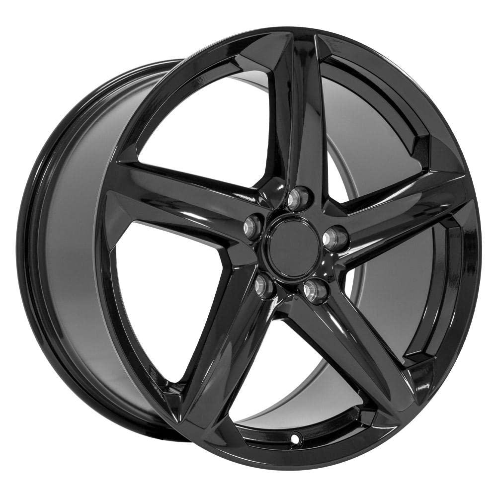 CV02C OE Wheels 19" Replica Wheel Fits Chevrolet C7 Corvette 19X10 Gloss Black Wheel 5475-73B