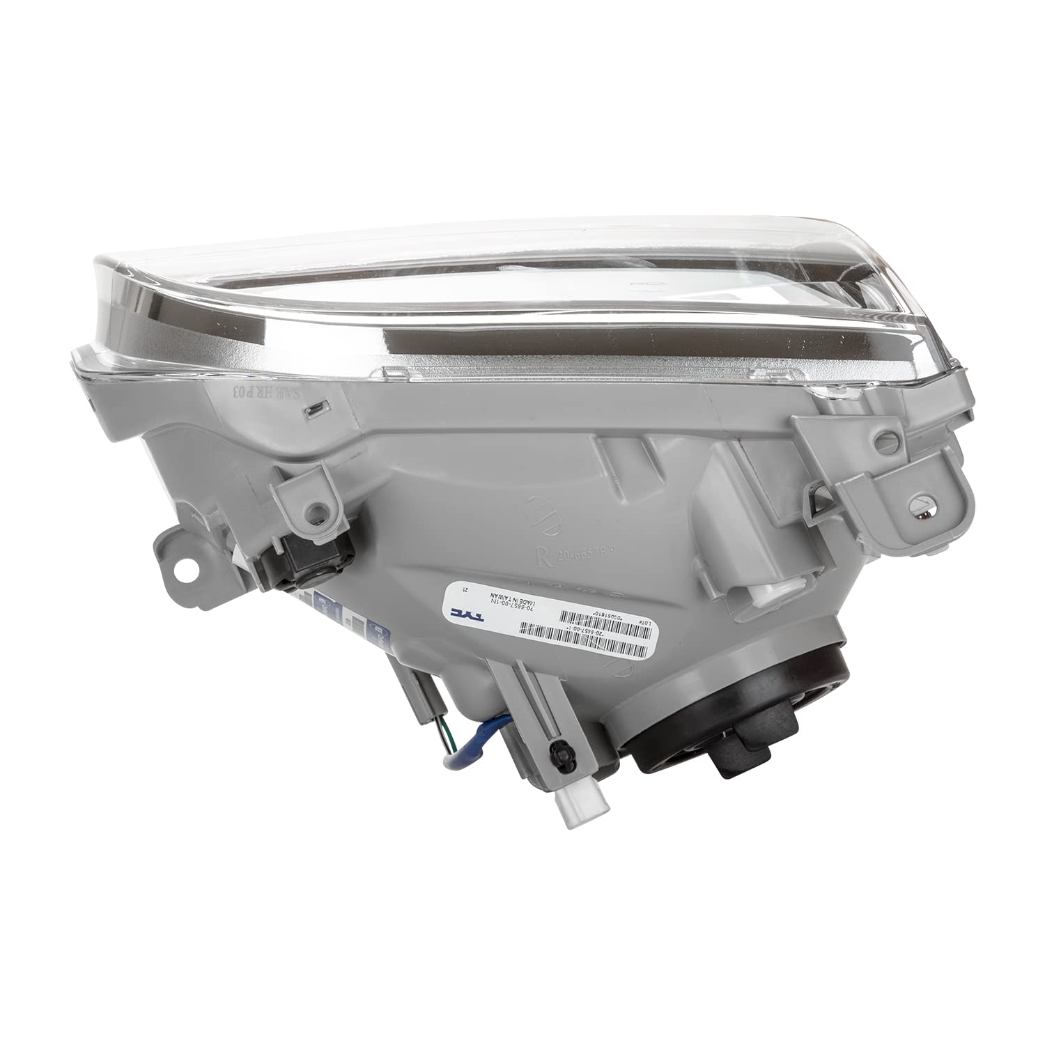 Right TYC Headlight Assembly Compatible with 2005-2006 Toyota Tundra