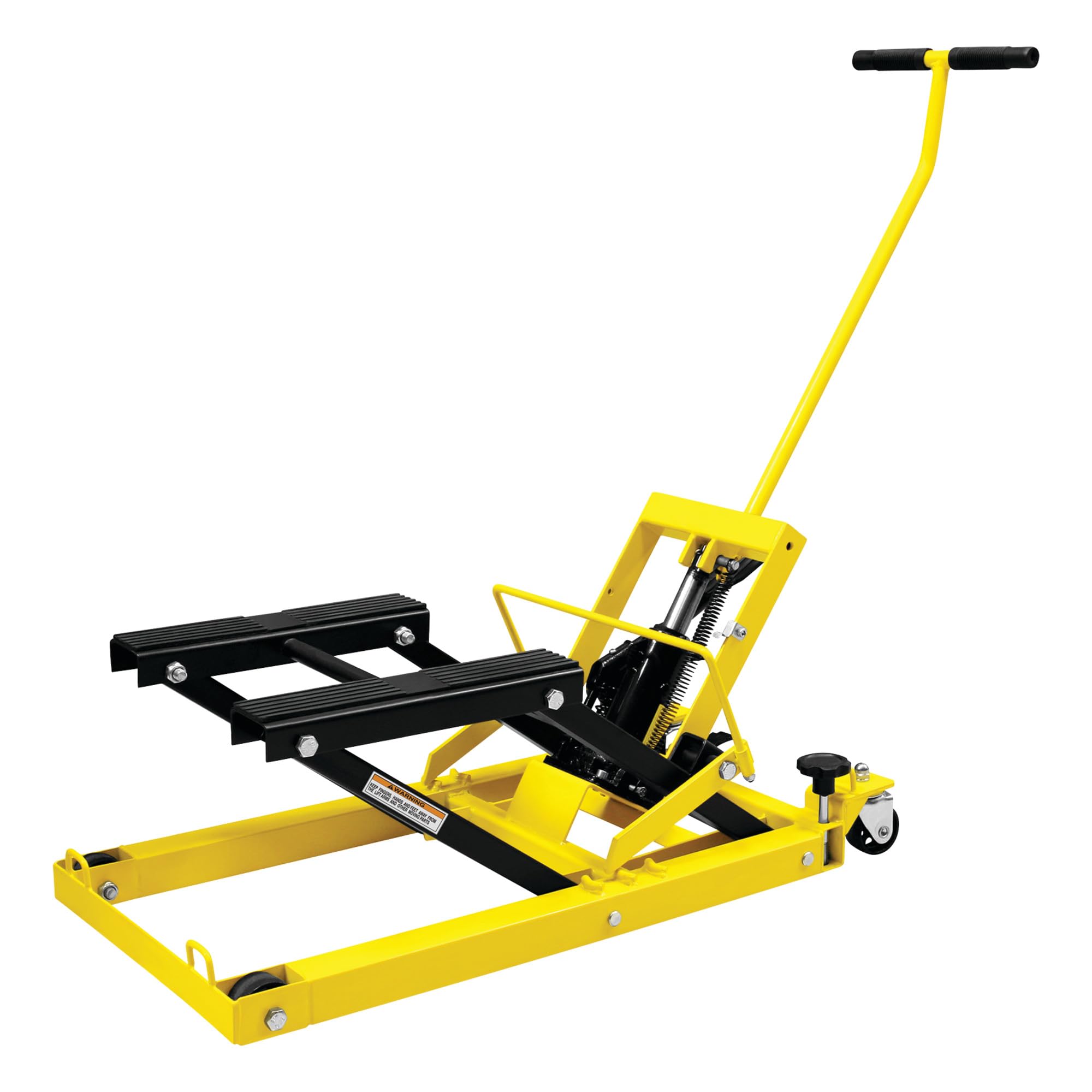 1/2 Ton Performance Tool W41035 Hydraulic Motorcycle, ATV, Snowmobile & Multi-Purpose Lift, Yellow