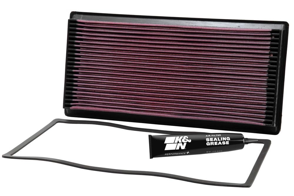 K&N Engine Air Filter: Washable, Increase Power & Acceleration, Premium, Replacement Car Air Filter: Compatible with 1992-1999 CHEVROLET/GMC (Tahoe Blazer, P30, Suburban, C1500, C2500, C3500)33-2062-1