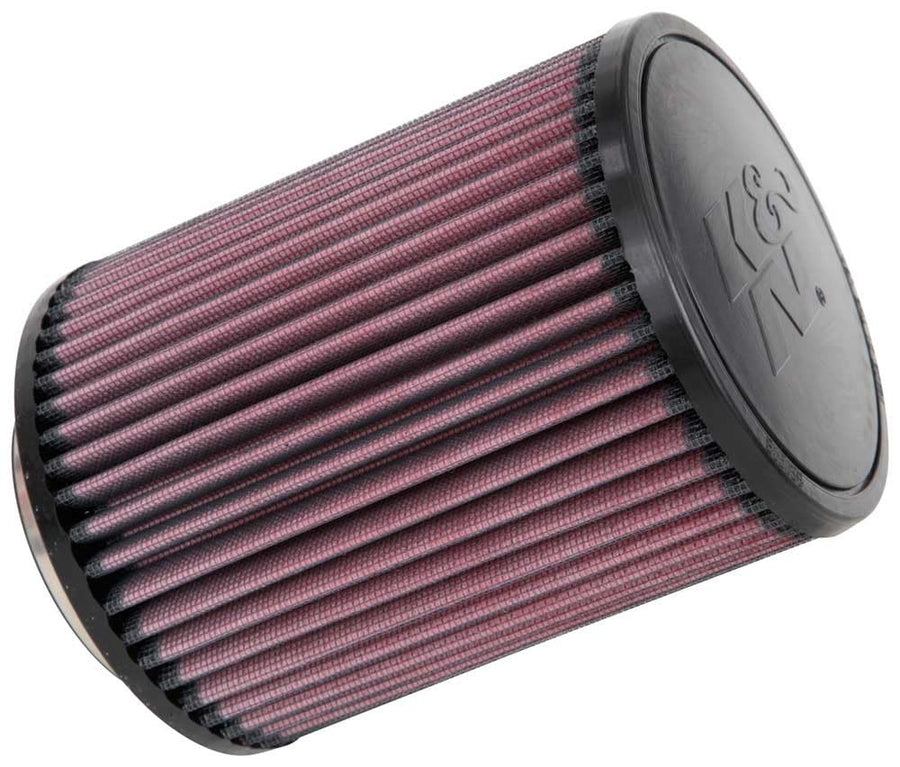High-Flow K&N Original Lifetime Universal Clamp-On Air Filter: High Performance, Premium, Washable: Flange Diameter: 3 In, Filter Height: 6.5 In, Flange Length: 0.625 In, Shape: Round, RU-2820