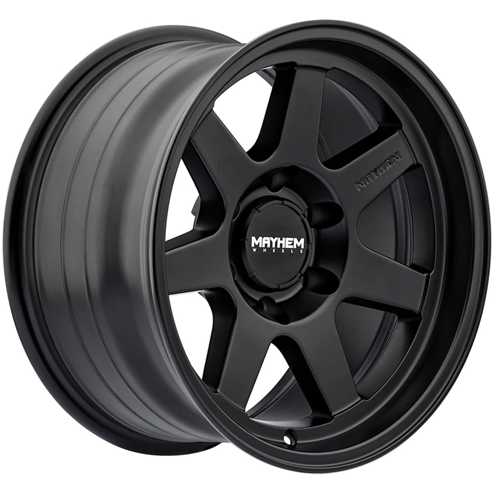 Convoy Mayhem 8307 Matte Black Wheel (17 x 9. inches /5 x 127 mm, -6 mm Offset)
