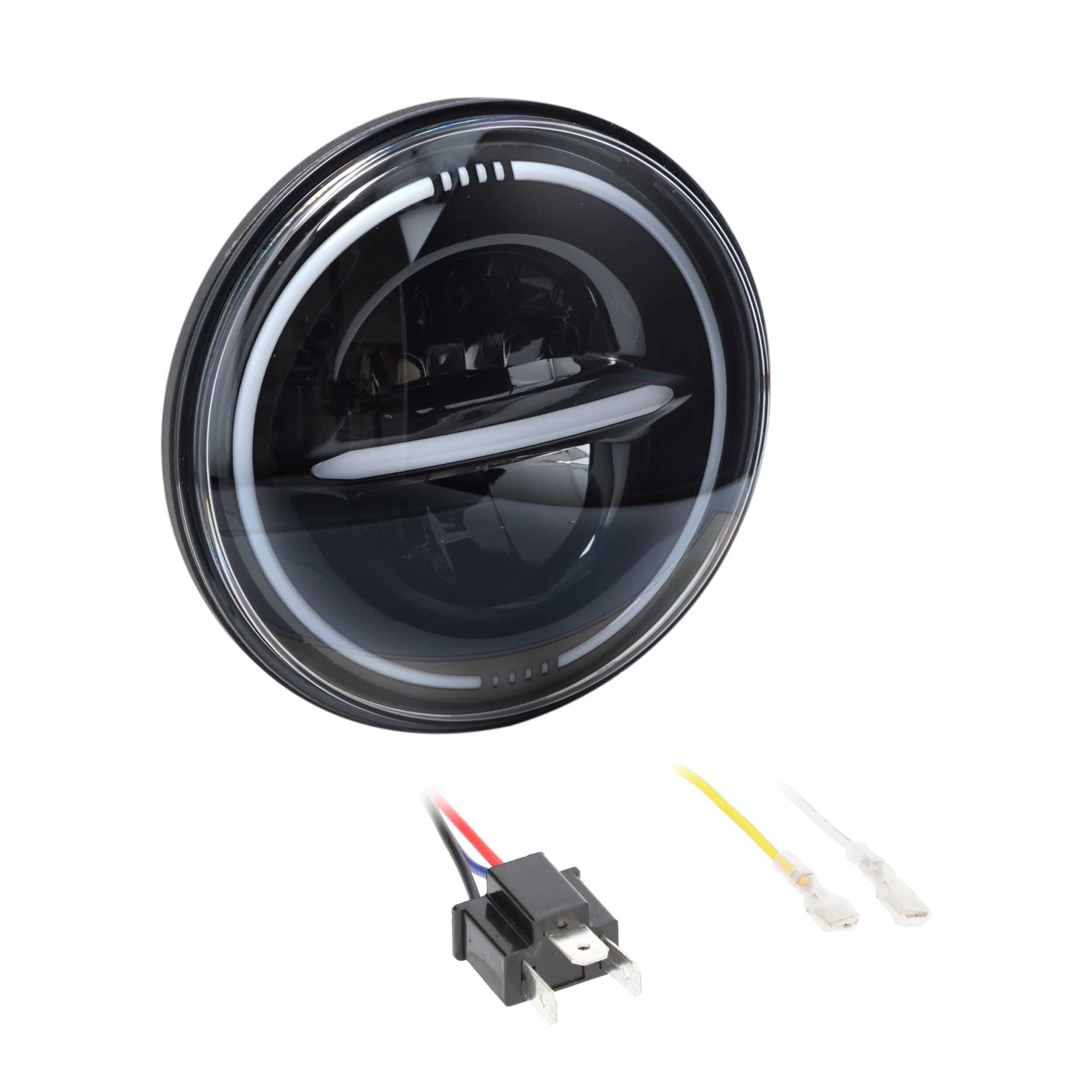 7" Reflector Headlight with Full Halo - Metra (BC-709B)