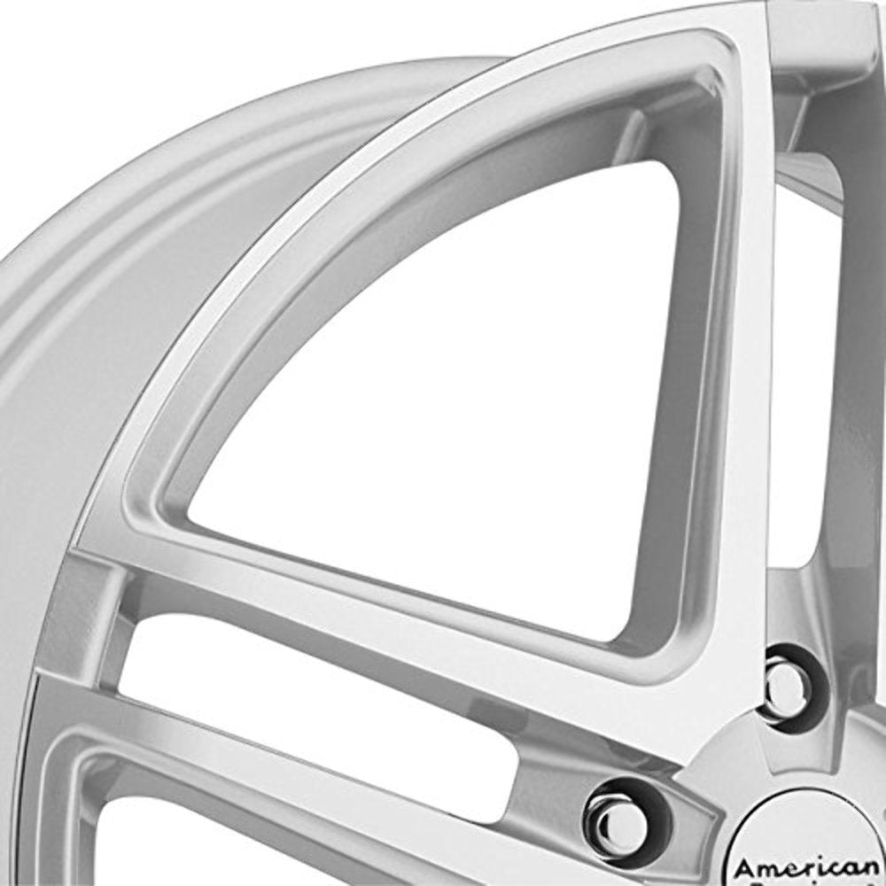 AR907 American Racing Bright Silver Wheel with Machined Face (17x7.5"/5x112mm, +42mm offset)