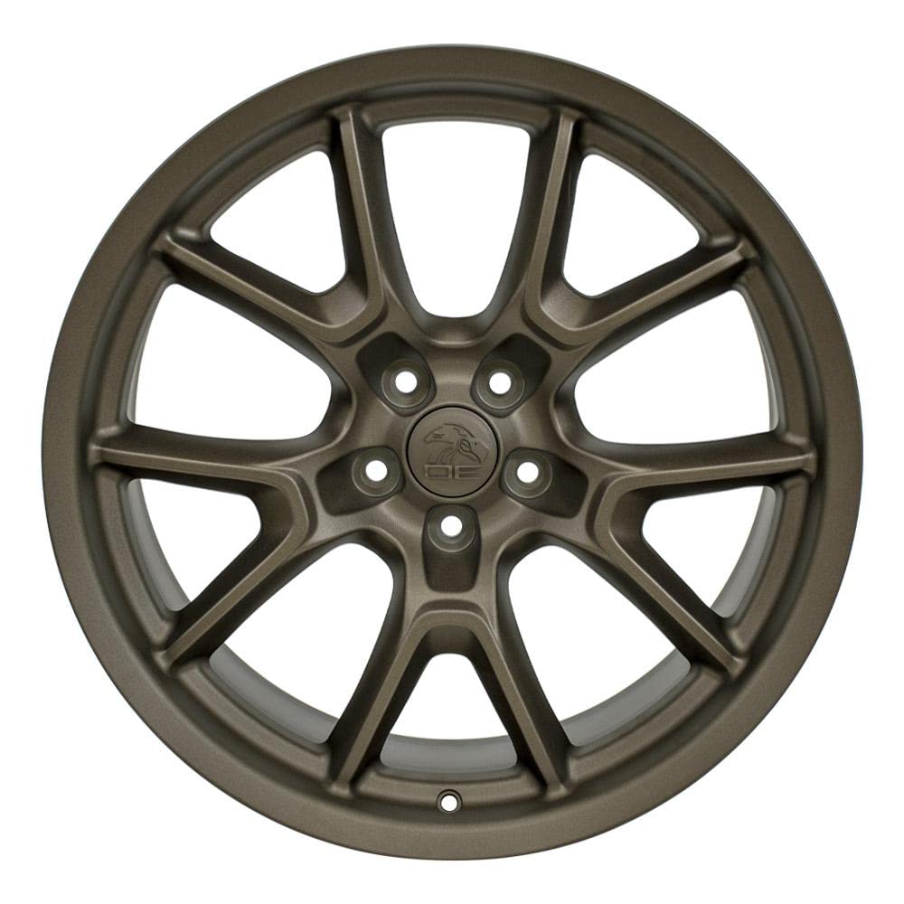 20 Inch OE Wheels DG21 Rim Fits Challenger 50th Anniversary Style 5x115 20x9 Satin Bronze - Hollander 10369 (1)