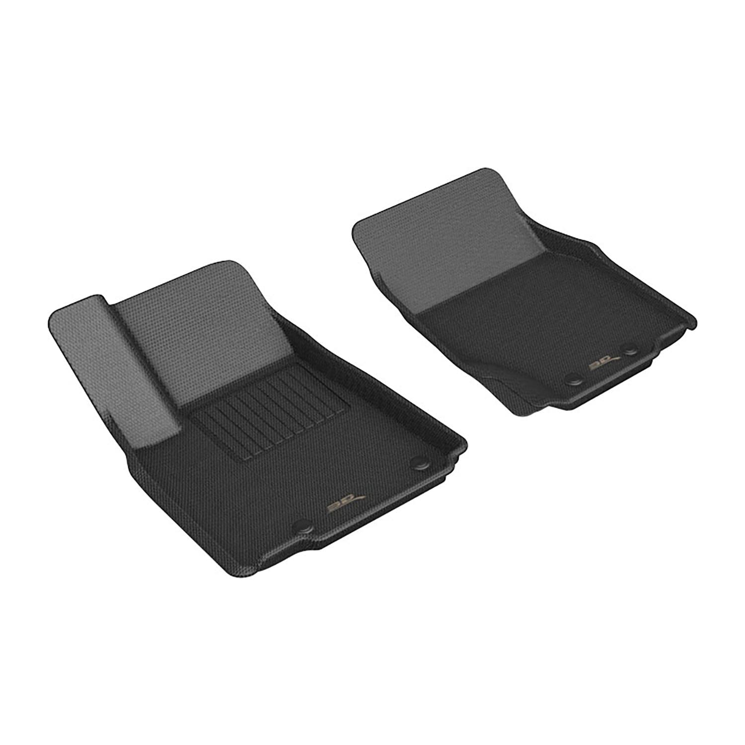 Kagu Floor Mat 3D MAXpider Custom Fit (Black) Compatible with Jeep Grand Cherokee / Grand Cherokee L (WL) 2022-2026 - Front Row