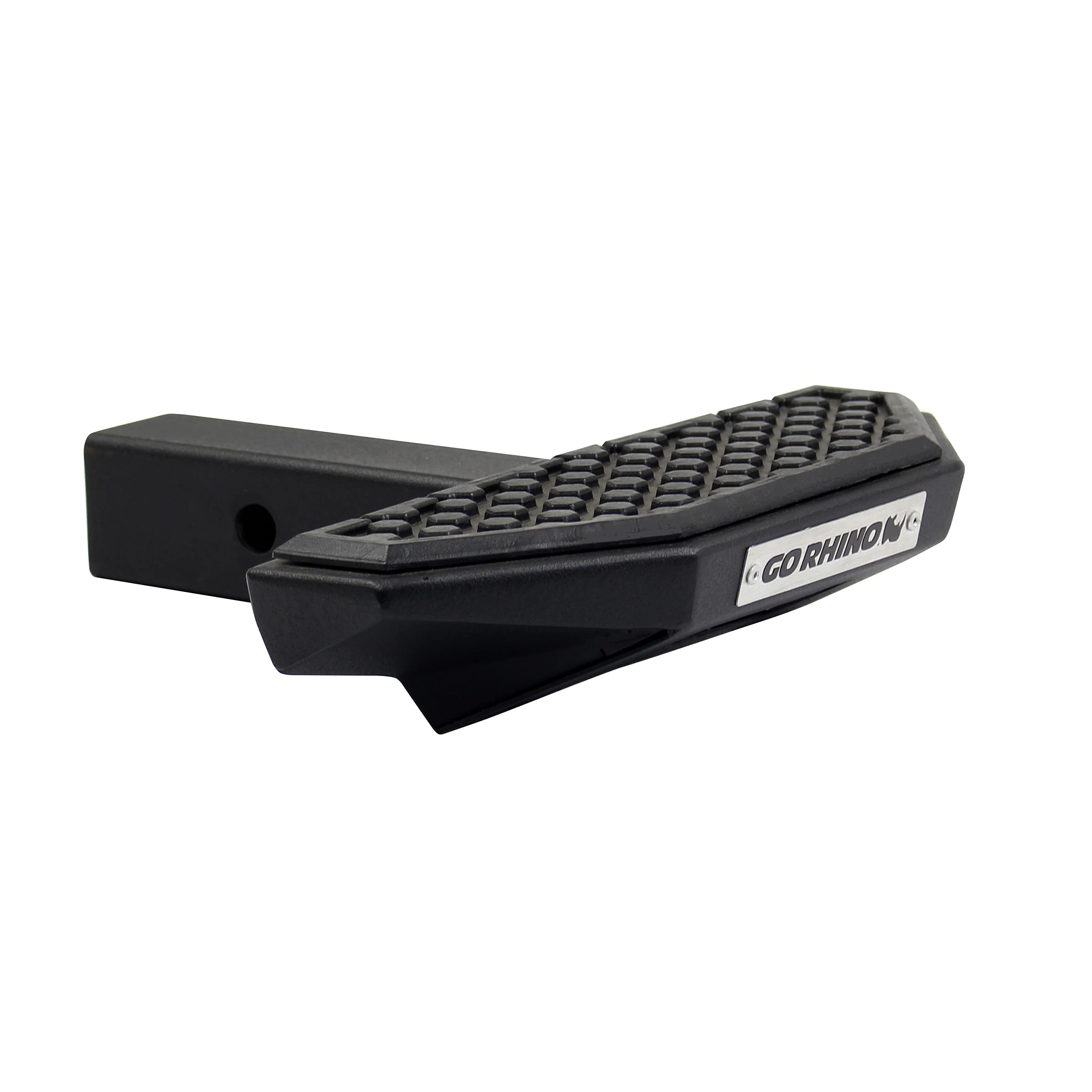 Go Rhino HS-30 Hitch Step Rhino | 12" Mild Steel, Textured Black | HS3012T | Fits 2" Receivers