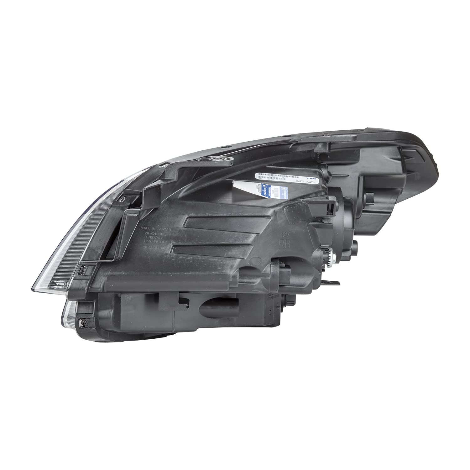 Right TYC Headlight Assembly Compatible with 2010-2011 Kia Soul
