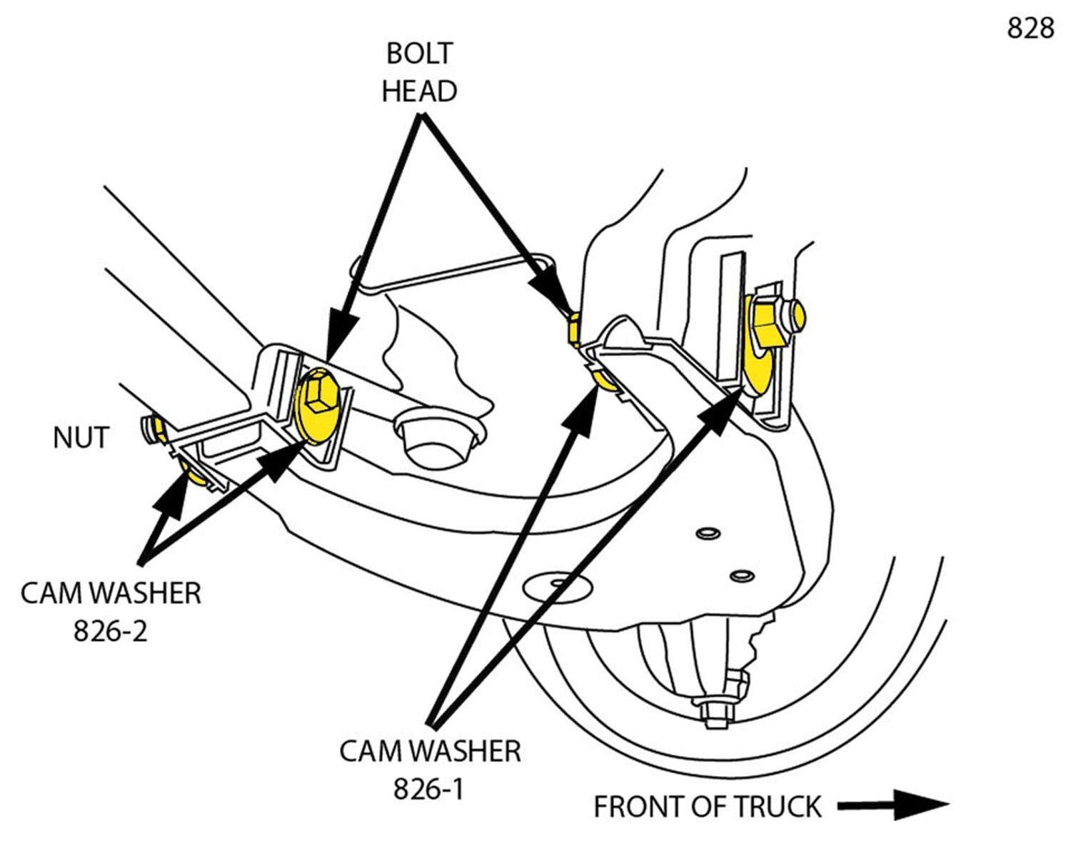 MOOG Alignment Caster / Camber Kit K100129 for Toyota Tacoma