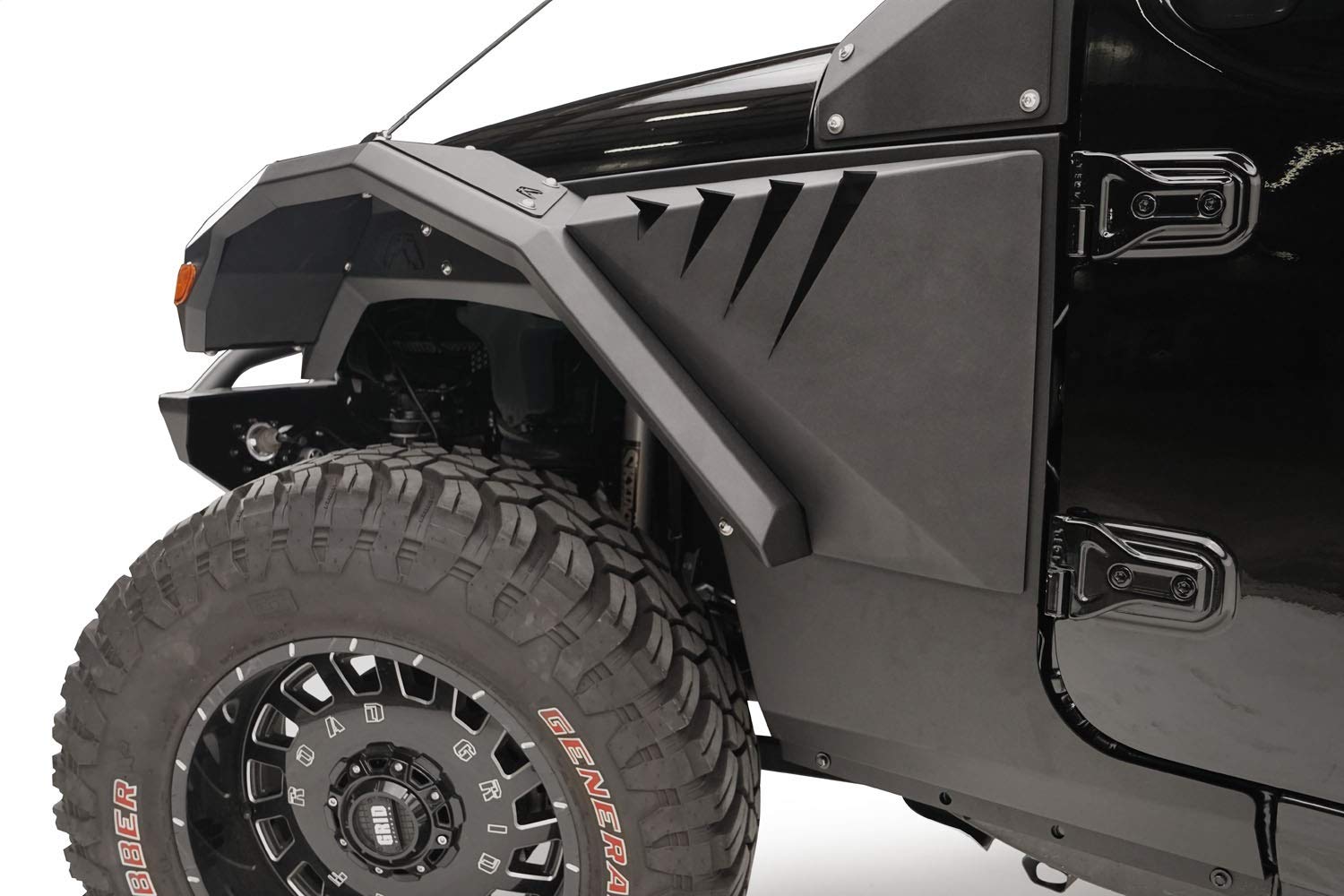 Fab Fours Integrated Light 18-C Jeep Jl Wide Flare with Base Fender