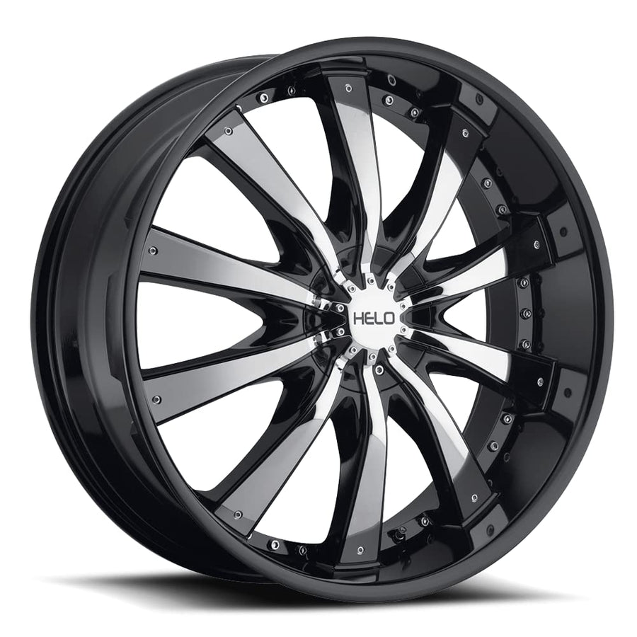 HE875 Helo 20X8.5 6X132/5.5 G-BLK W/ ACCENTS 38MM - HE87528571338