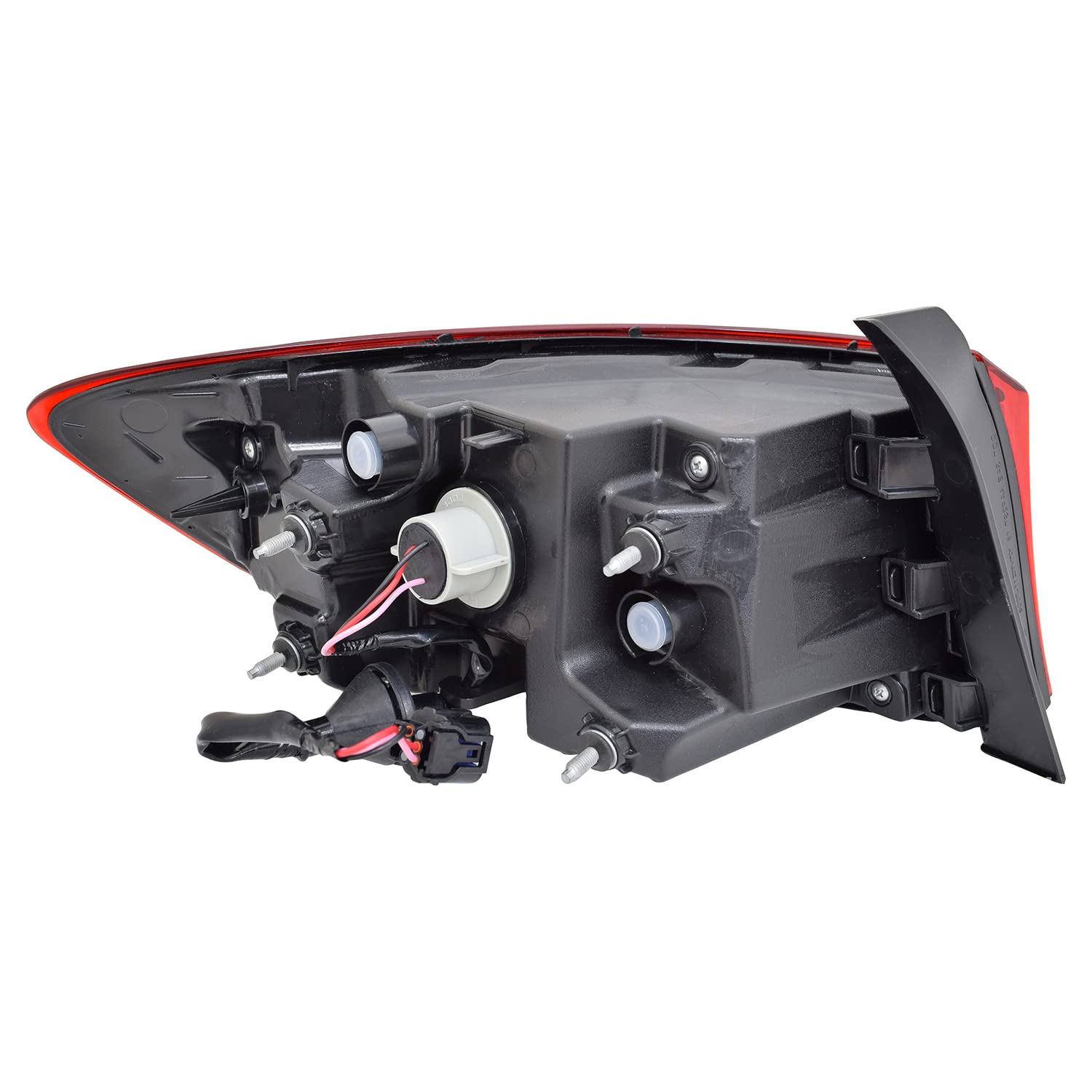 Right TYC Tail Light Assembly Compatible with 2019-2021 Kia Forte