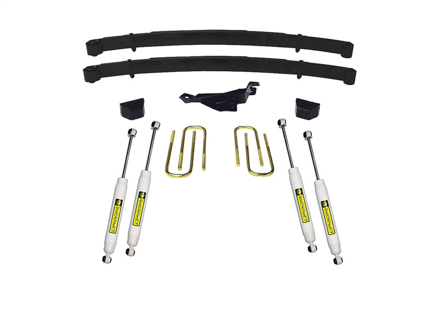 SUPERLIFT SUSPENSION RealTruck 3" Lift Kit for Ford Excursion | Complete Lift Kit with Front & Rear Shadow Series Shocks | K647 | Fits 2000-2005 Ford Excursion