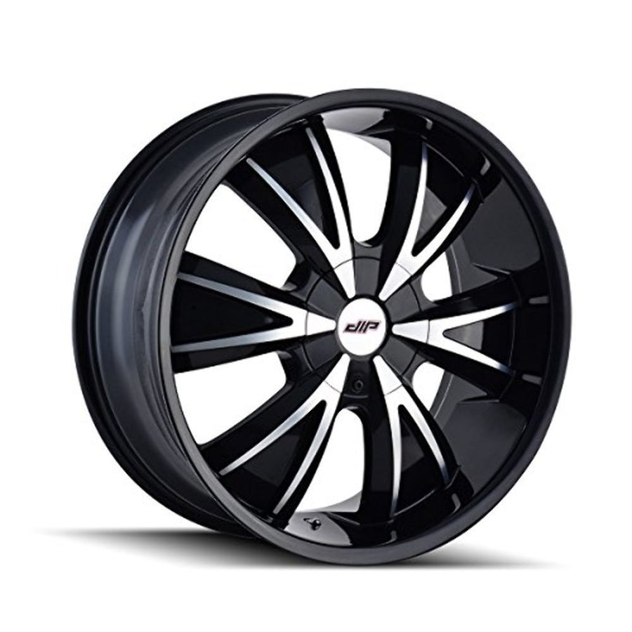 DIP Vibe D38-2811B Wheel with Machined Finish (20x8.5"/5x72.644mm, 35mm offset)