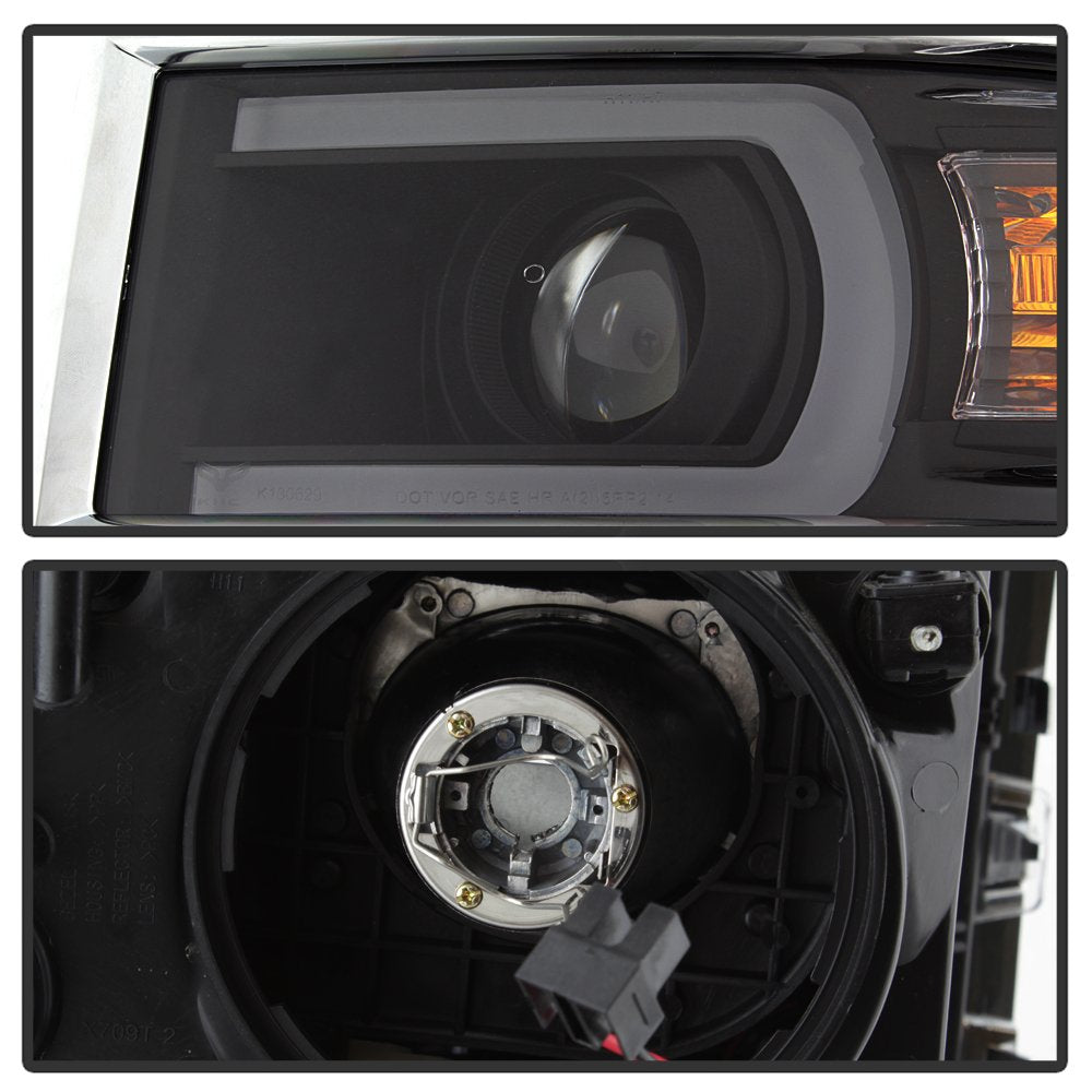 Projector Headlight Xtune PRO-JH-CS14-LBDRL-BK, 1 Pack
