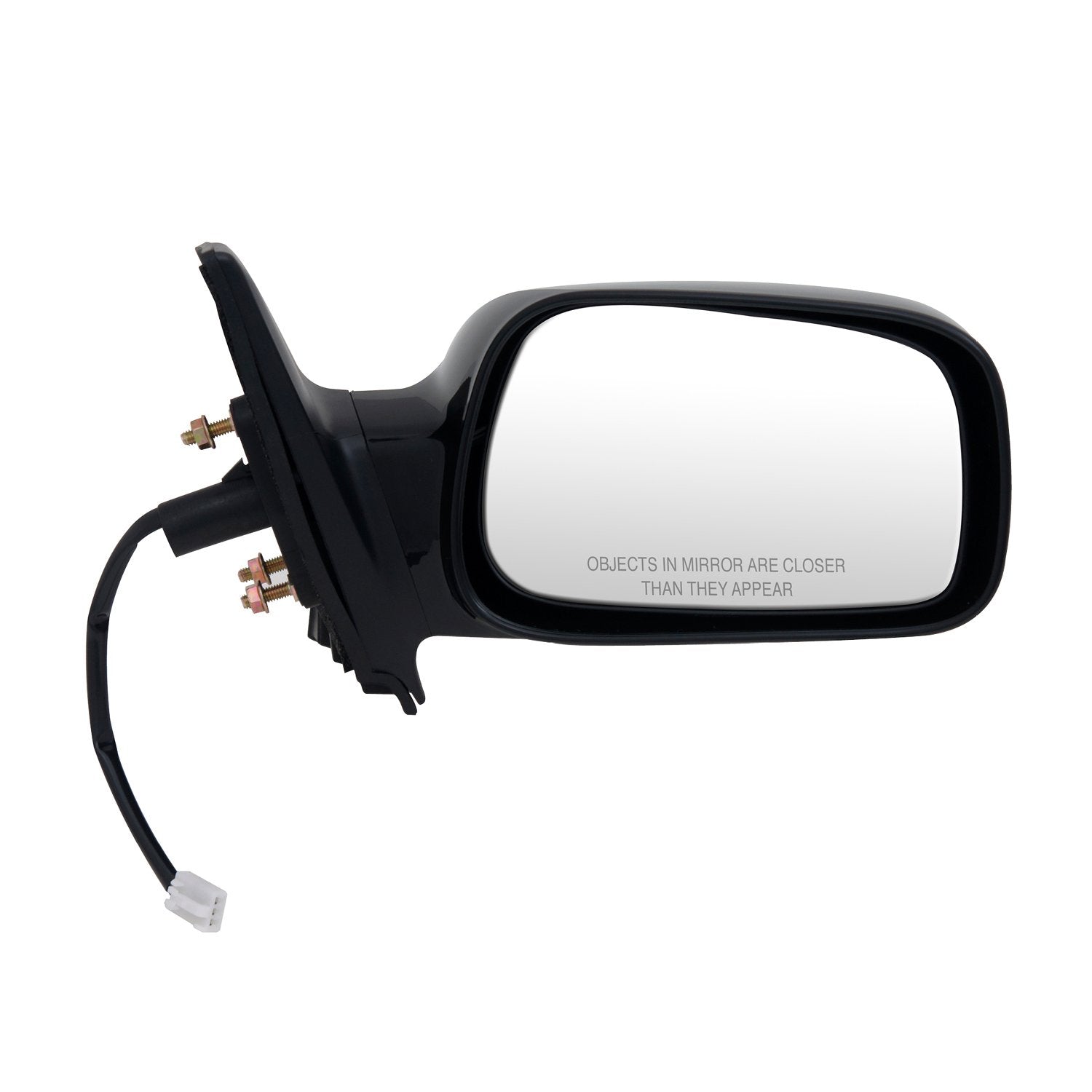 Toyota Corolla LE, Passenger Side Mirror for S Model, Black, Foldaway, Power