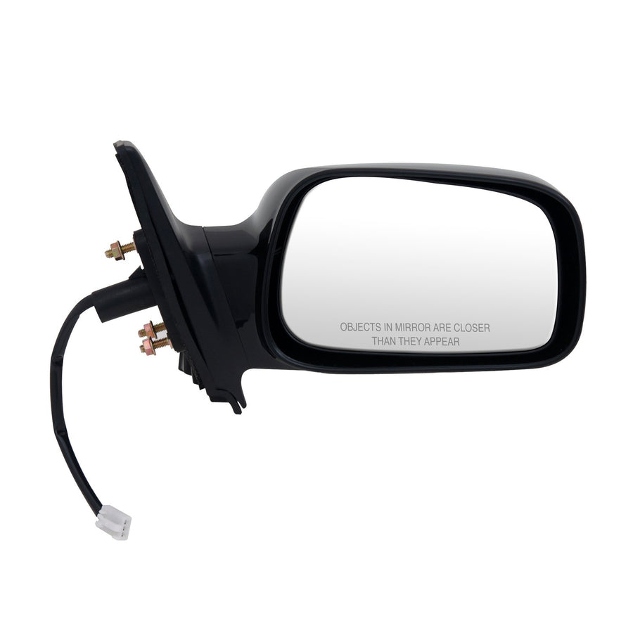 Toyota Corolla LE, Passenger Side Mirror for S Model, Black, Foldaway, Power