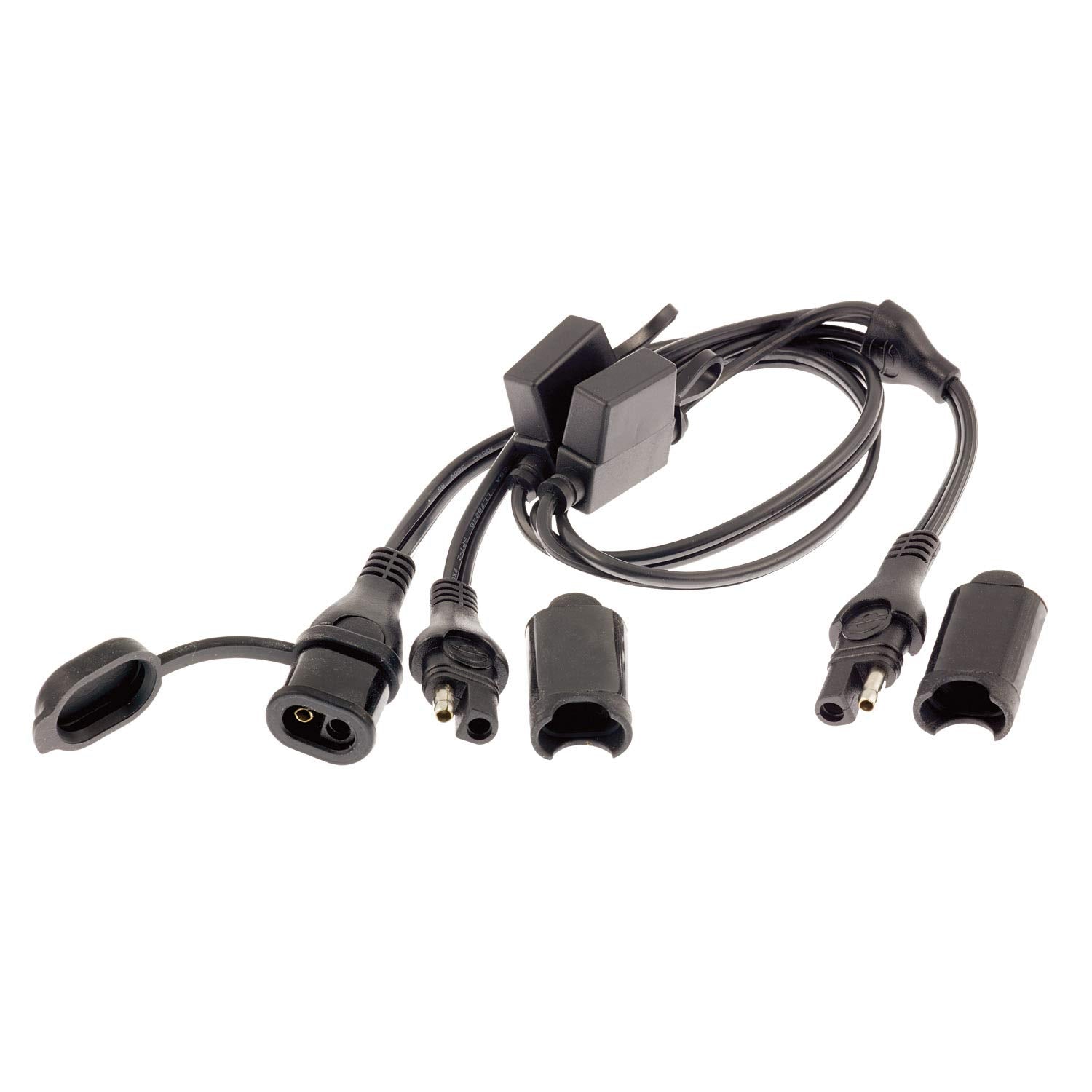 TECMATE Optimate O-05 Cable, Y-Splitter, SAE in to 2 x Fused SAE Out