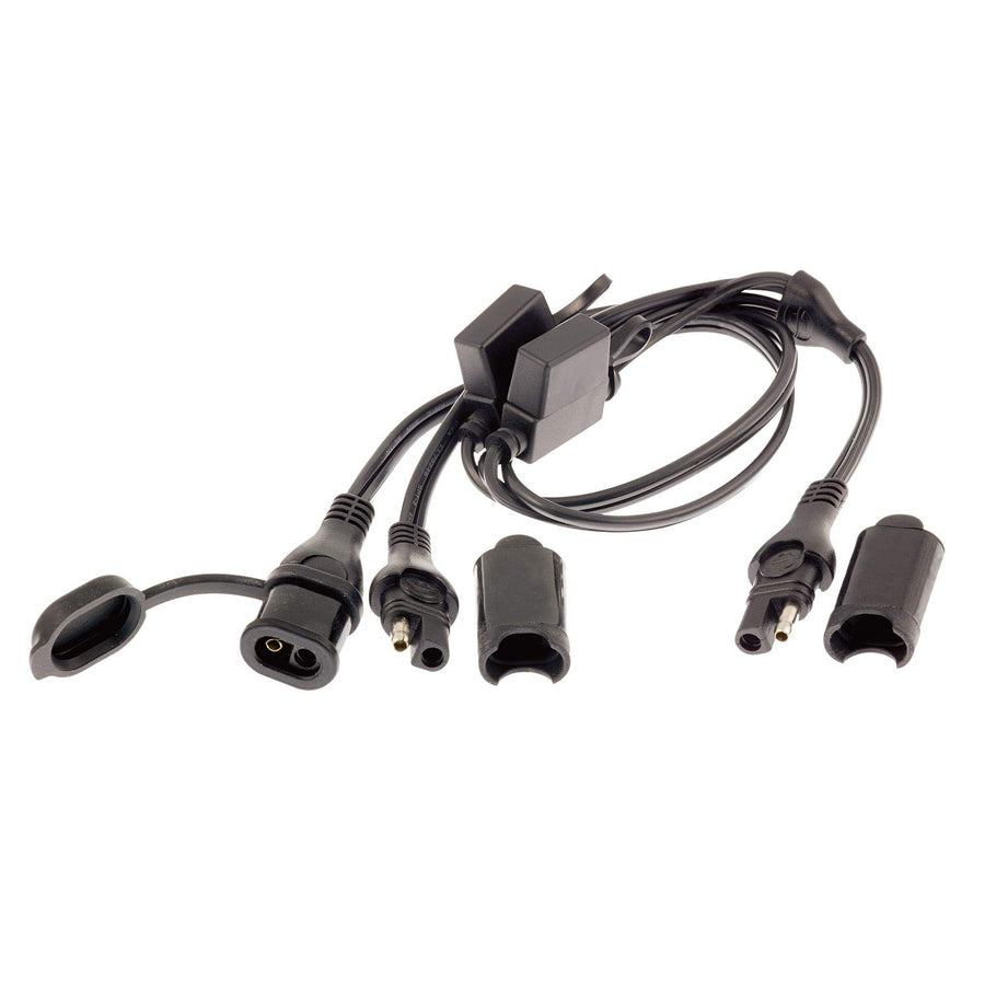 TECMATE Optimate O-05 Cable, Y-Splitter, SAE in to 2 x Fused SAE Out