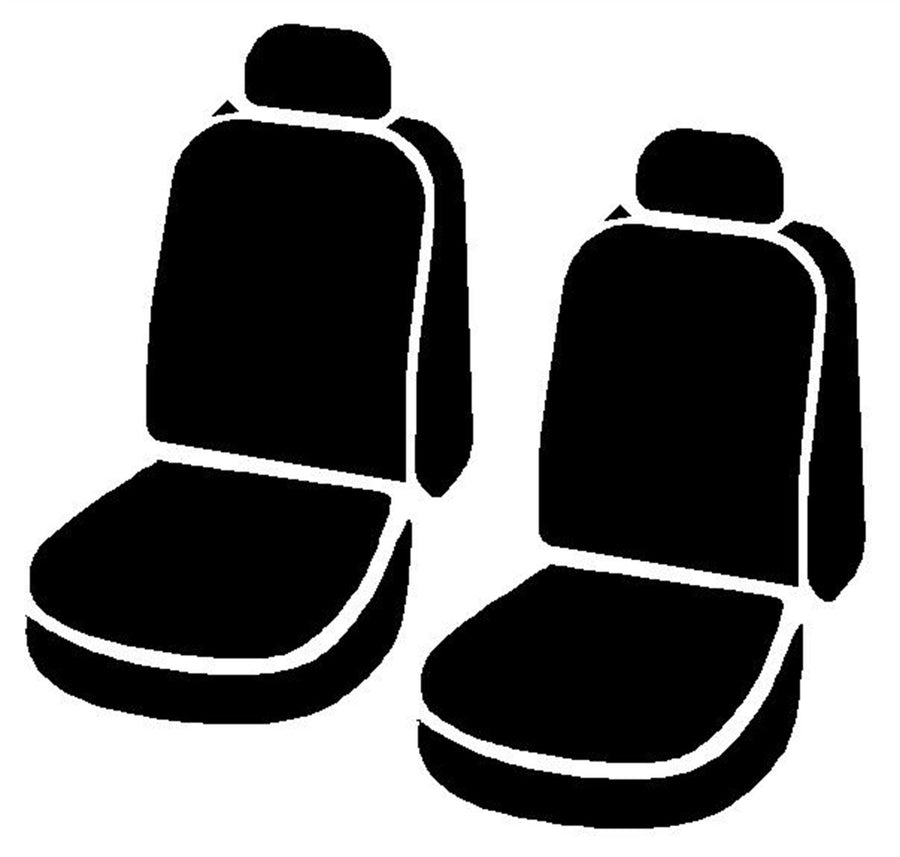 Fia Custom Fit TR49-1 GRAY Front Seat Cover Split Seat 40/20/40 - Saddle Blanket, (Gray)