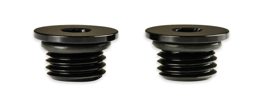 Black Earl's -8An Low Profile Port Plug