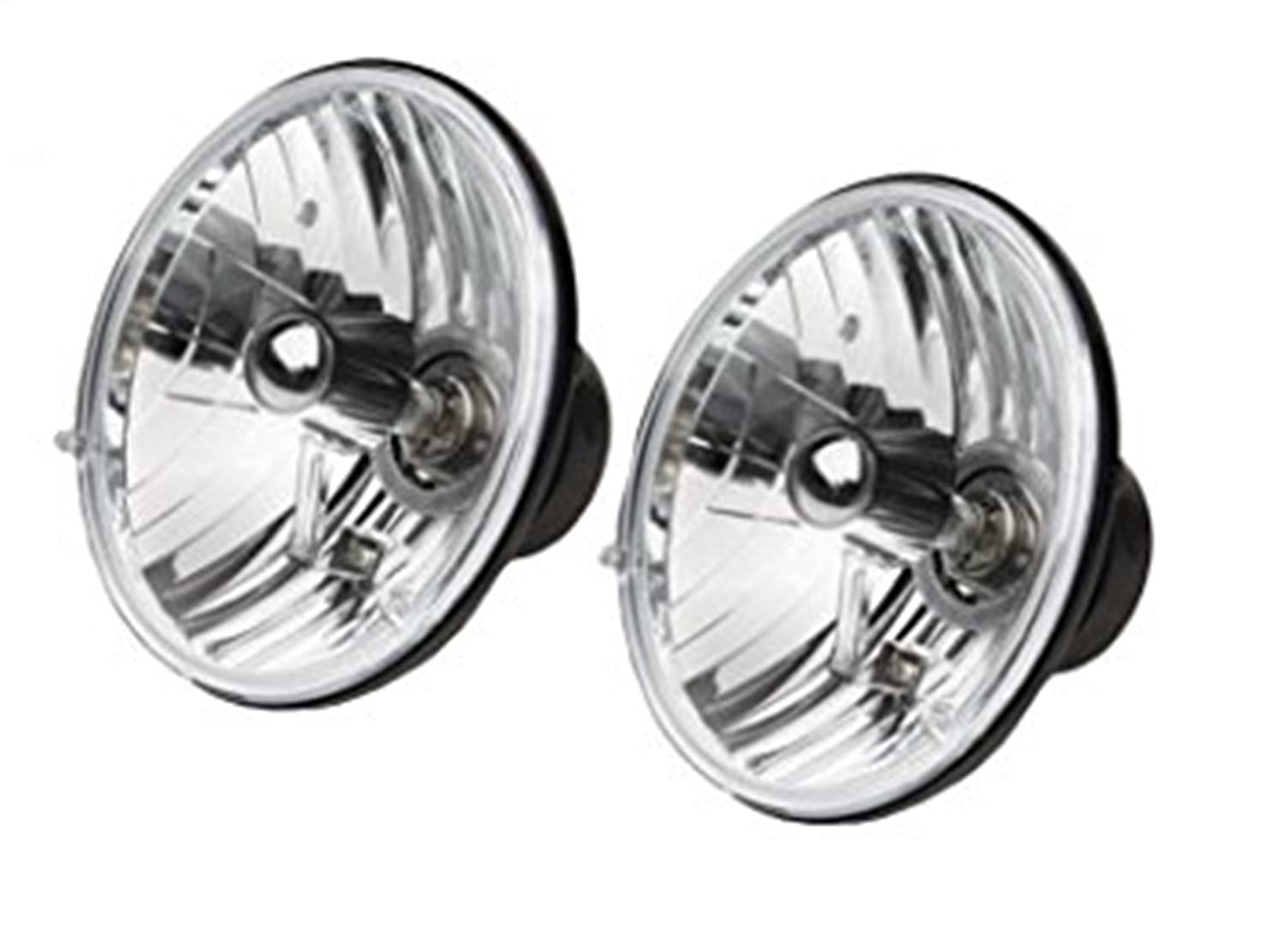 Clear Halogen Headlight Conversion Kit RAMPAGE PRODUCTS | Clear, With Round H4 55/60W Bulbs | 5089925 | Universal Fit
