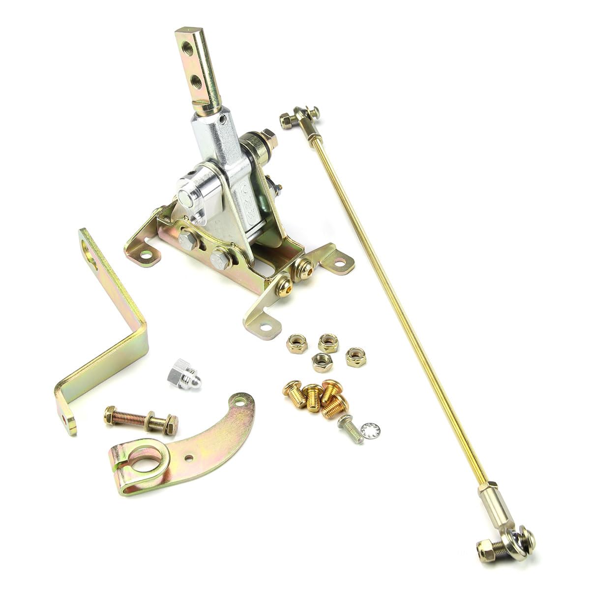 GSC4T Lokar Performance Products Floor Mount Gate Shifter for Ford C4 Transmission with 2 Bolt Spud No Lever and
