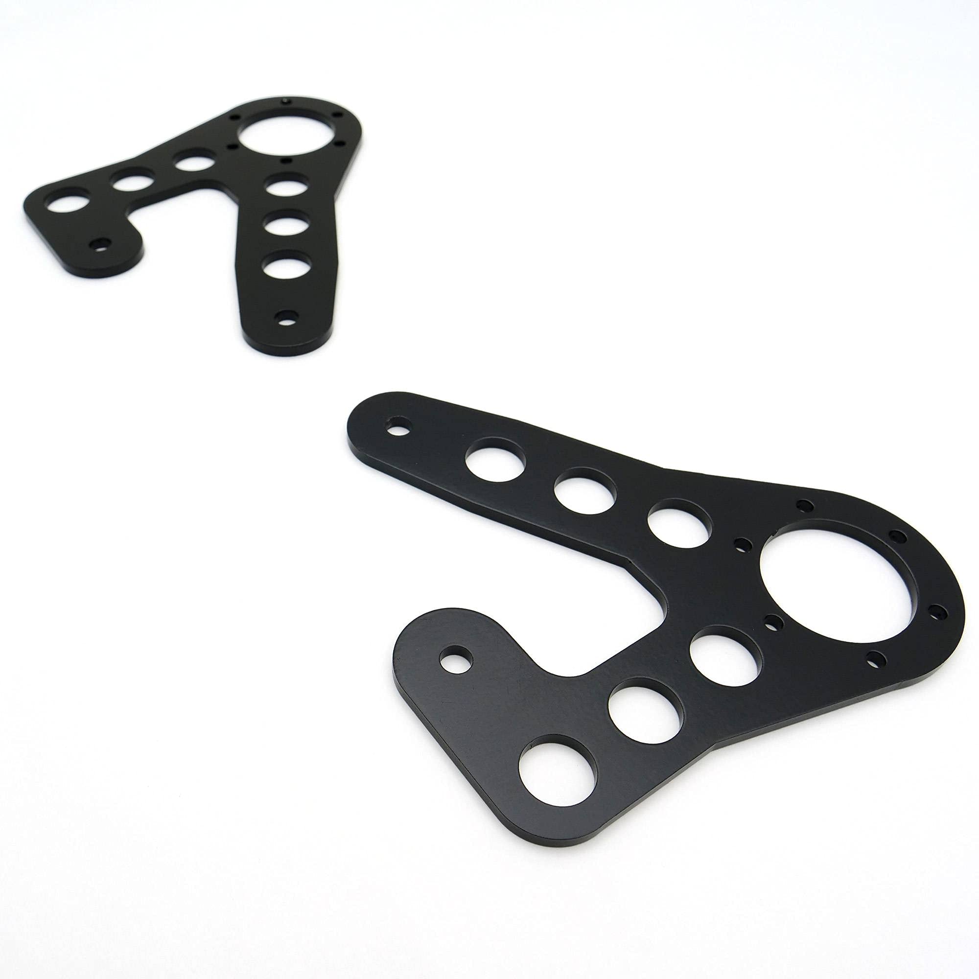 ZROADZ LED Roof Mount Bracket Accessory To Add and Install Dual/Stacked Straight Light Bar - Universal Fit - Mild Steel Gloss Black Finish - Easy Bolt-On Installation - PN #Z350002