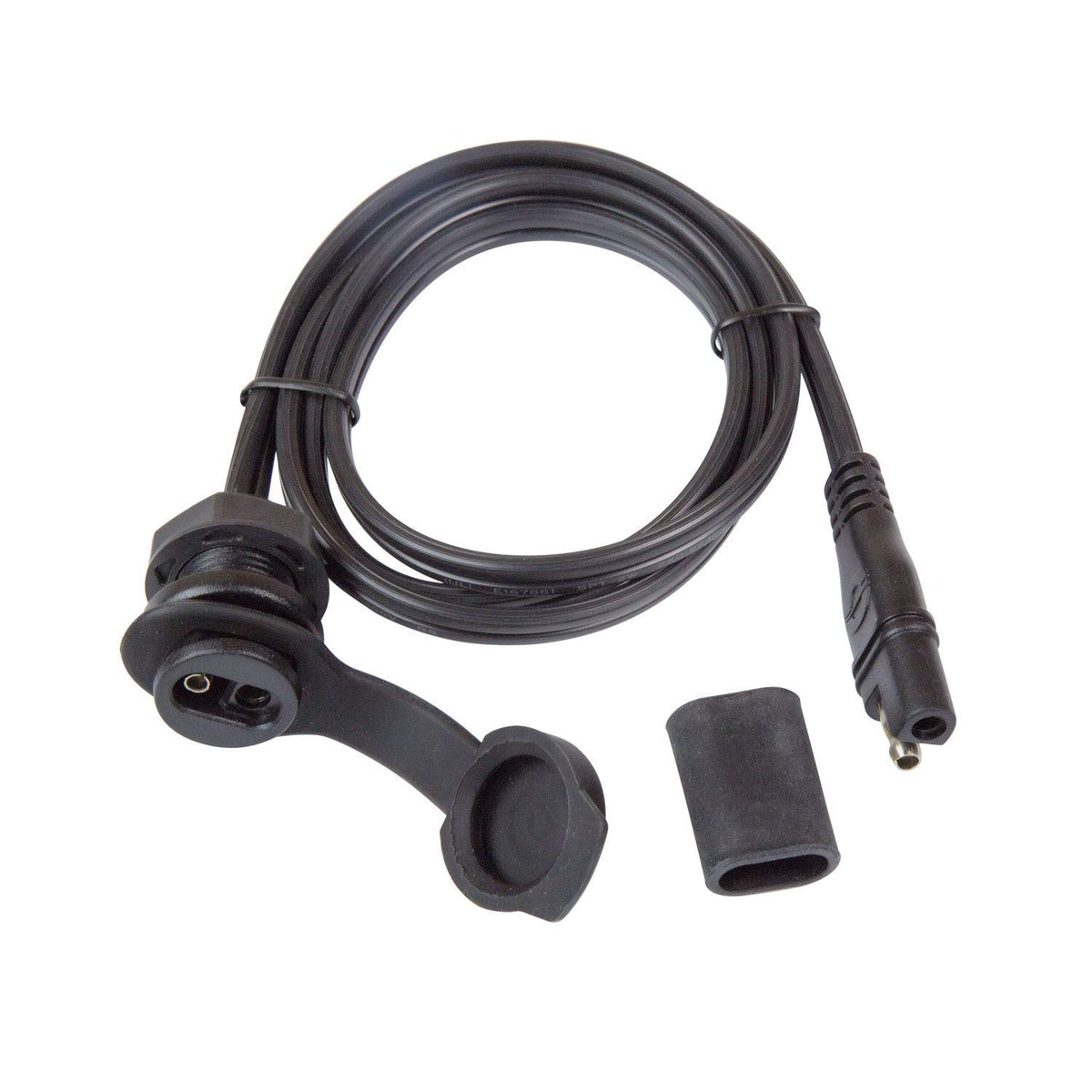 Tecmate OptiMATE O-40 Cable, Weatherproof panel mount SAE socket, Black