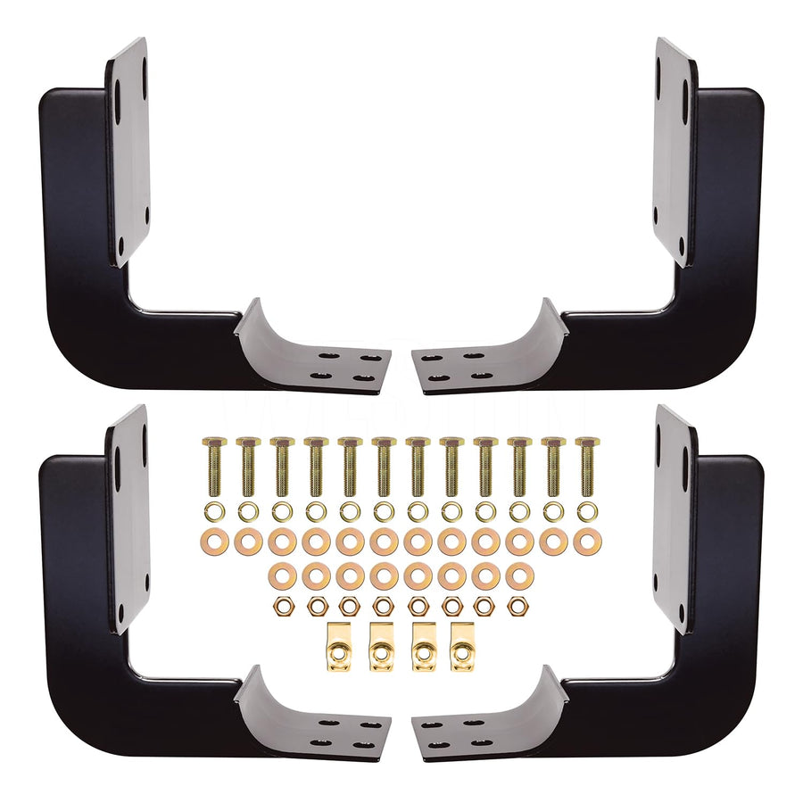 Westin Premier 22-1035 Oval Nerf Bar Mount Kit fits 1999-2016 F250 F350 F450 F550HD Black Pair