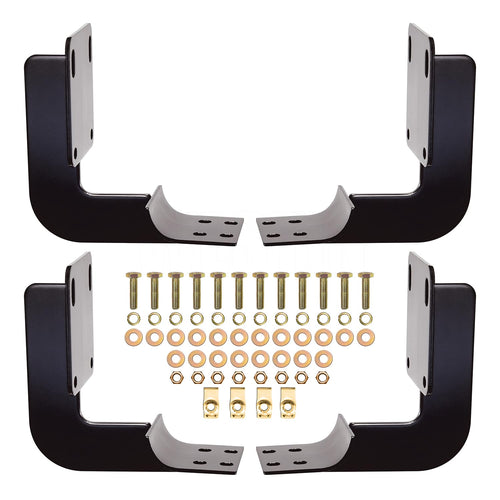 Westin Premier 22-1035 Oval Nerf Bar Mount Kit fits 1999-2016 F250 F350 F450 F550HD Black Pair