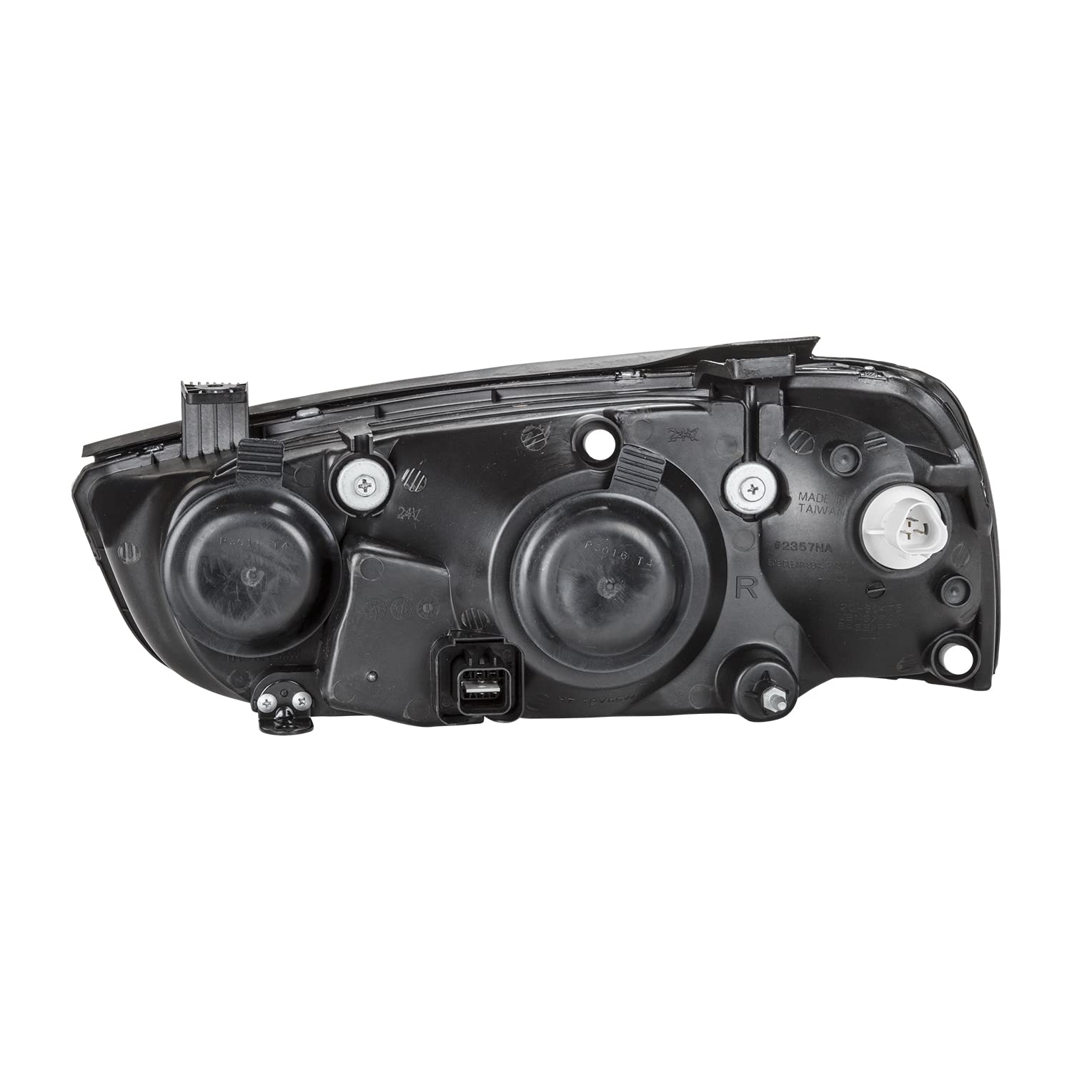 Right TYC Headlight Assembly Compatible with 2001-2003 Hyundai Elantra