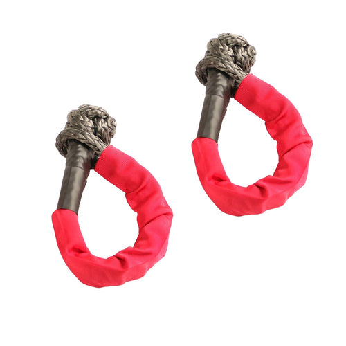 Soft Rope Shackle, Rugged Ridge | 7/16 inch, 7500 LBS WLL, Pair | 11235.52