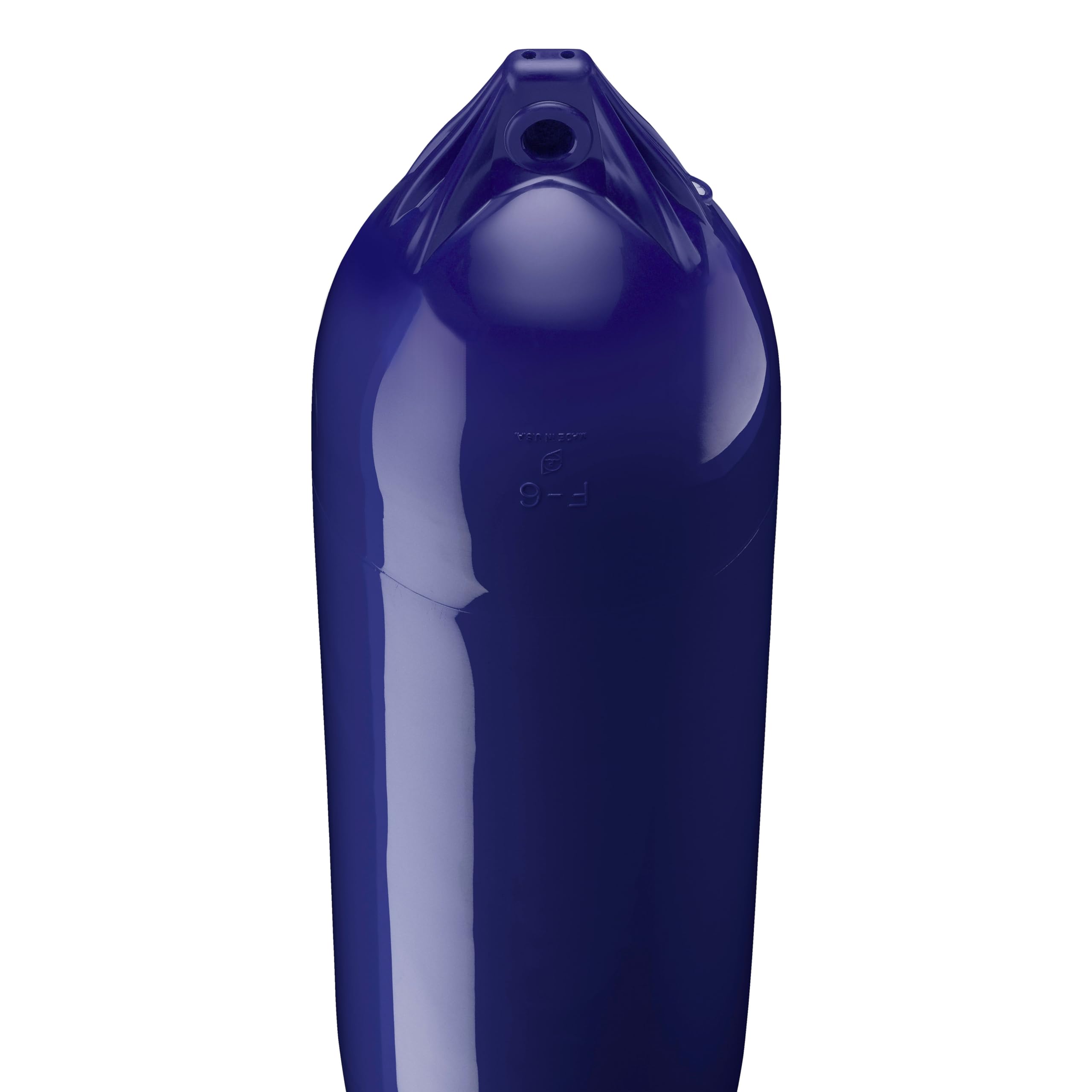 F-6 Standard Polyform Boat Fender Blue Ropehold - Navy Blue