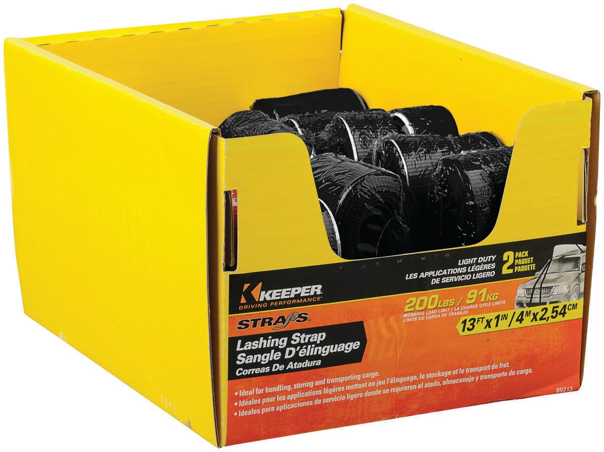 KEEPER Hampton Products 89213 2PK 1" x 13" Lashing Strap