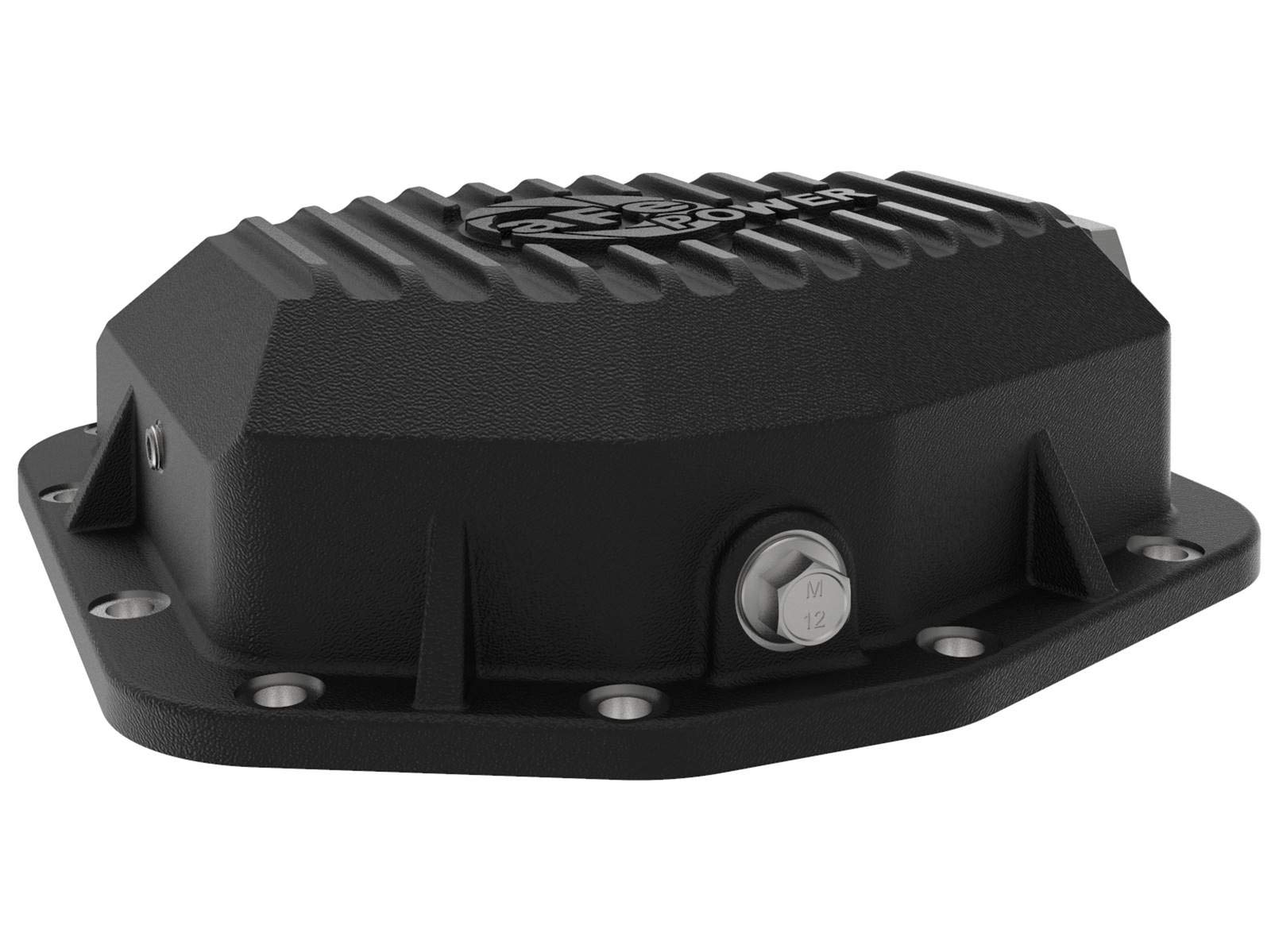 aFe Power Pro Series 46-71171B Differential Cover Black w/Machined Fins & Gear Oil (Dana M220)