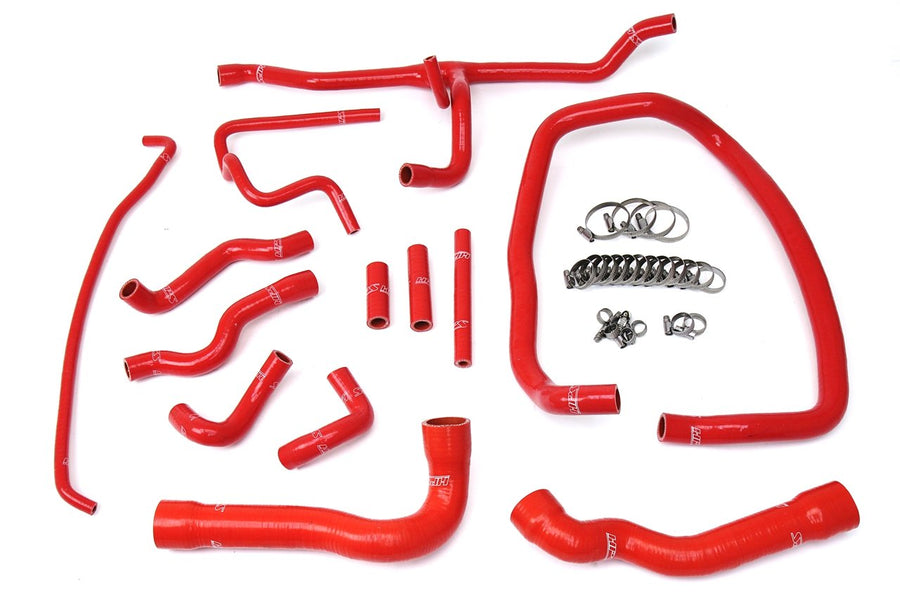 Silicone Radiator and Heater Hose Kit HPS 57-1674-RED Coolant, Red