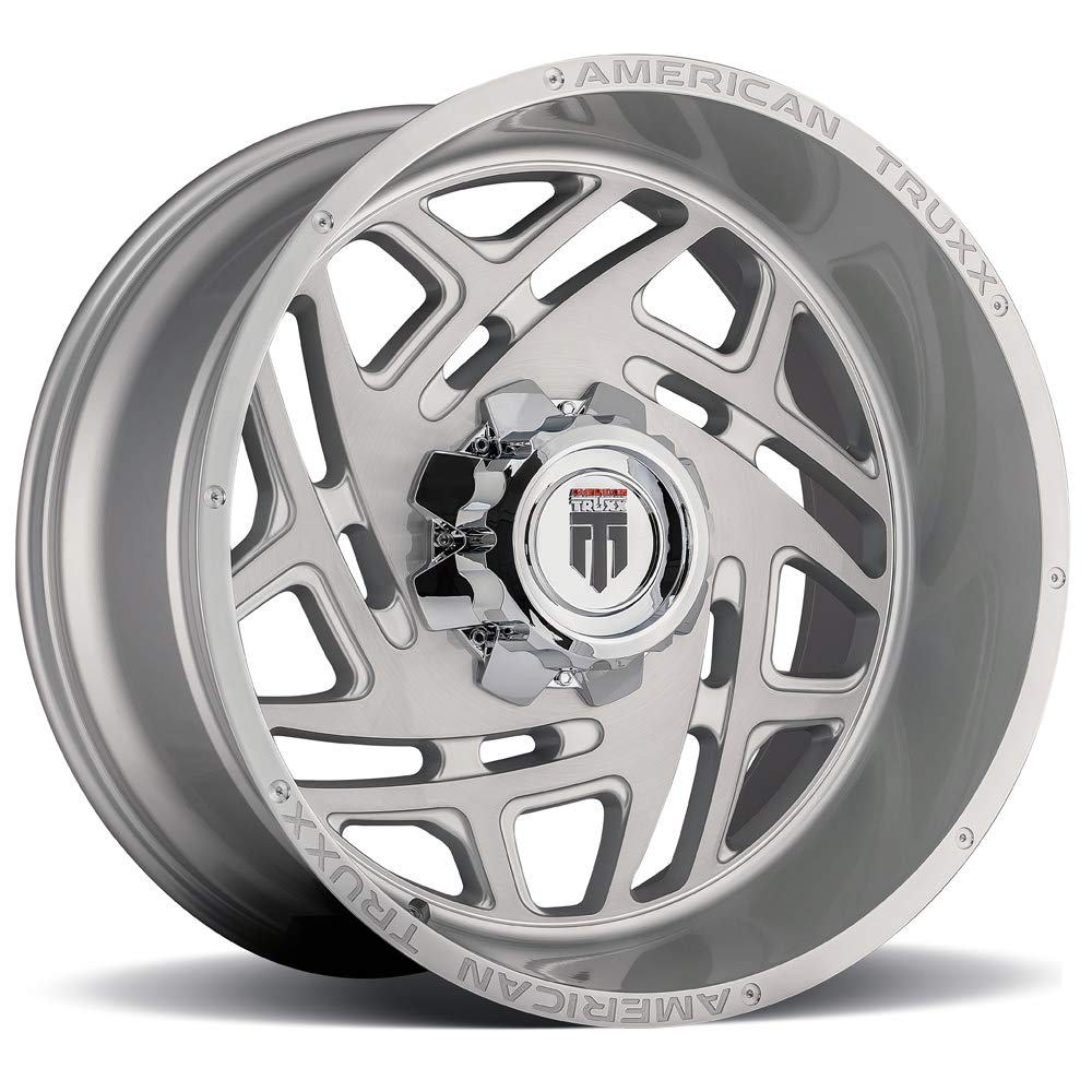 American Truxx AT1904 Brushed Texture 22X12 6-135/6-139.7 -44mm 106.1mm AT1904-22237BT-44 Cosmos