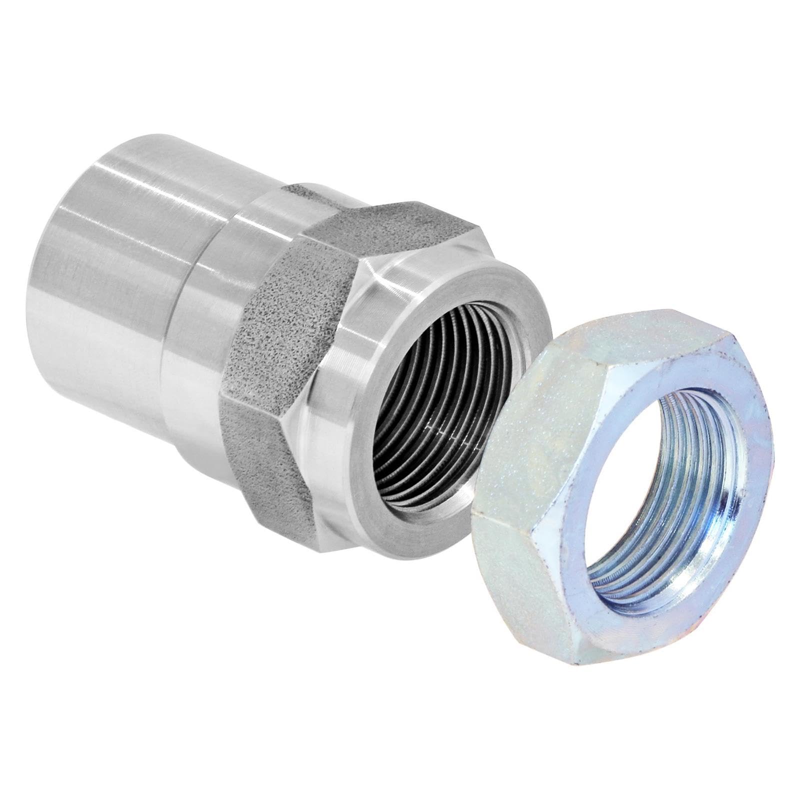 1"-14 Threaded Bung Currie Enterprises with Jam Nut - RH Thread